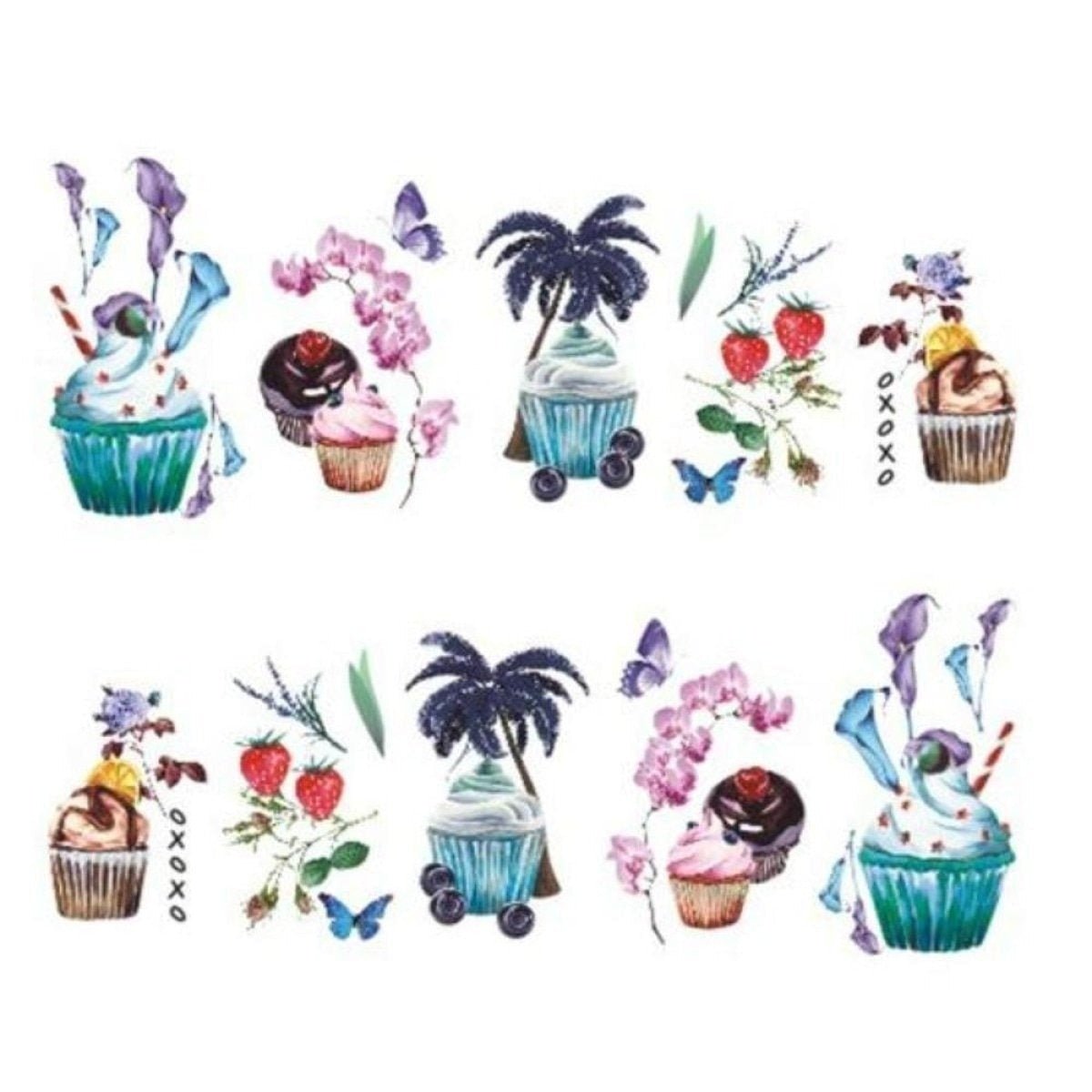 Nail Art Sticker Slider Ice Cream Fruit – STZ476