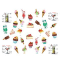 Nail Art Sticker Slider Summer Fruit Sheet STZ482