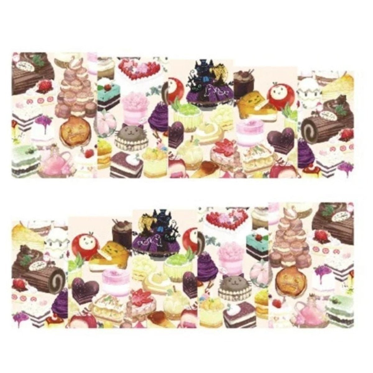 Nail Art Sticker Slider Summer Fruit 6.4x5.3cm