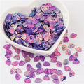 Sea Shell Shape Nail Glitter Sequins 6x8mm 10g – Purple Gold