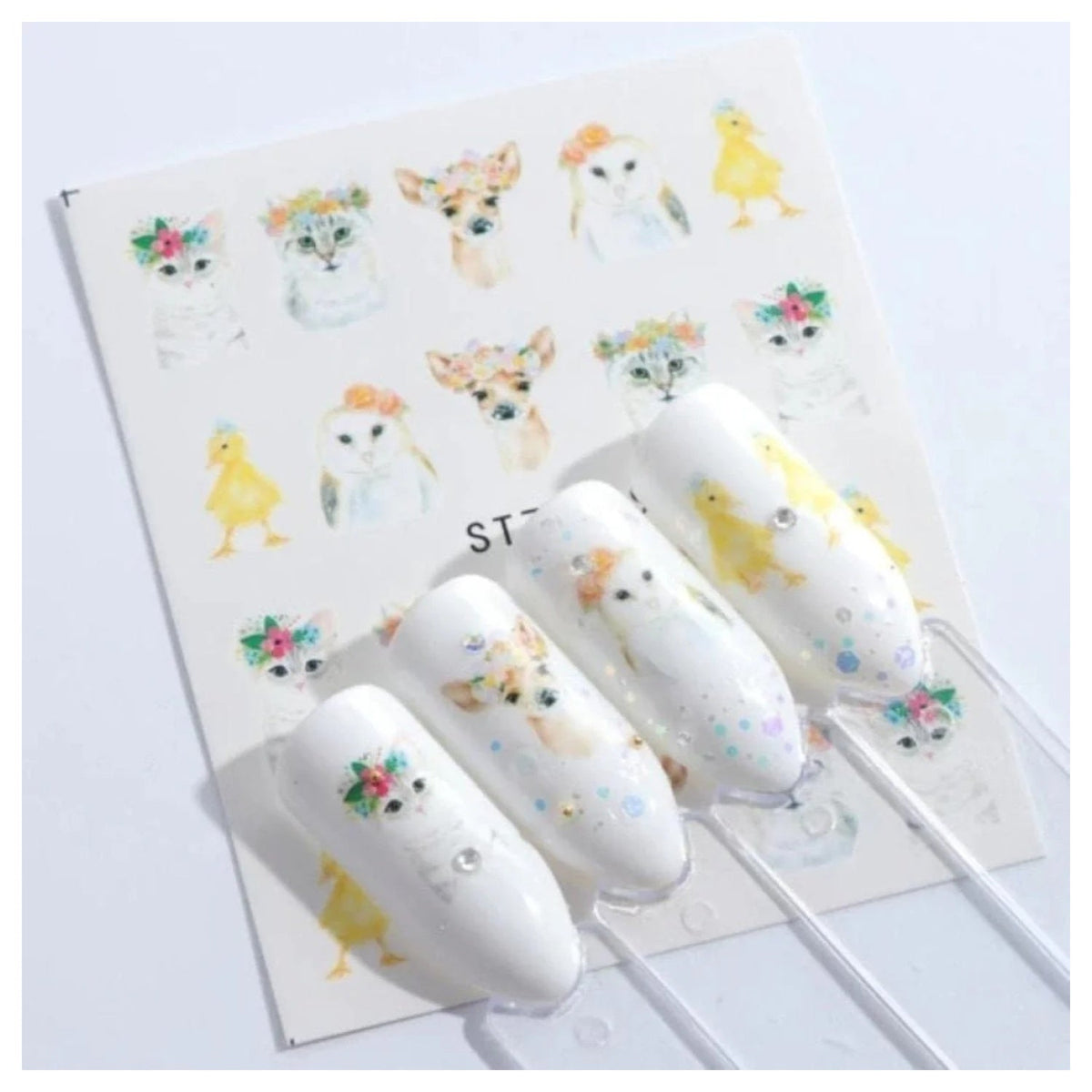 Flamingo Animal Water Transfer Nail Stickers STZ669