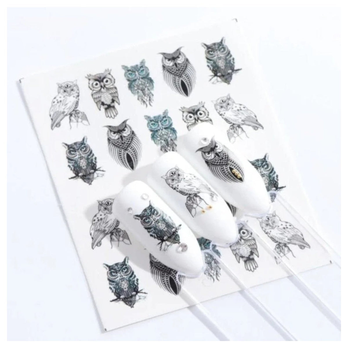 Flamingo Animal Water Transfer Nail Stickers - STZ670