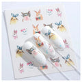 Flamingo Animal Water Transfer Nail Stickers - STZ673
