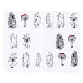 Flamingo Water Transfer Nail Stickers STZ771