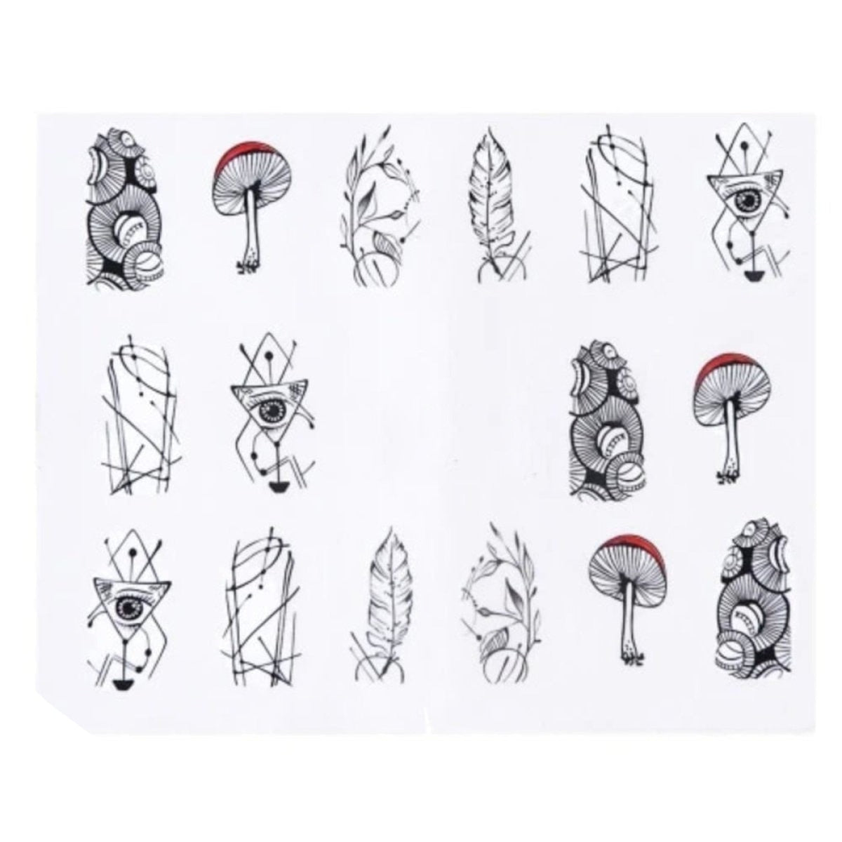 Flamingo Water Transfer Nail Stickers STZ771