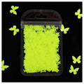 Neon Butterfly Nail Art Glitter 3mm Neon Bright – Yellow
