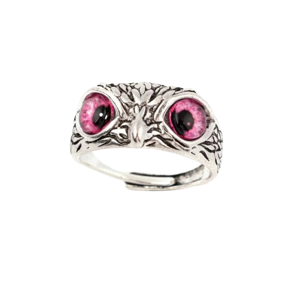 Owl Bird Adjustable Kids Ring – Pink
