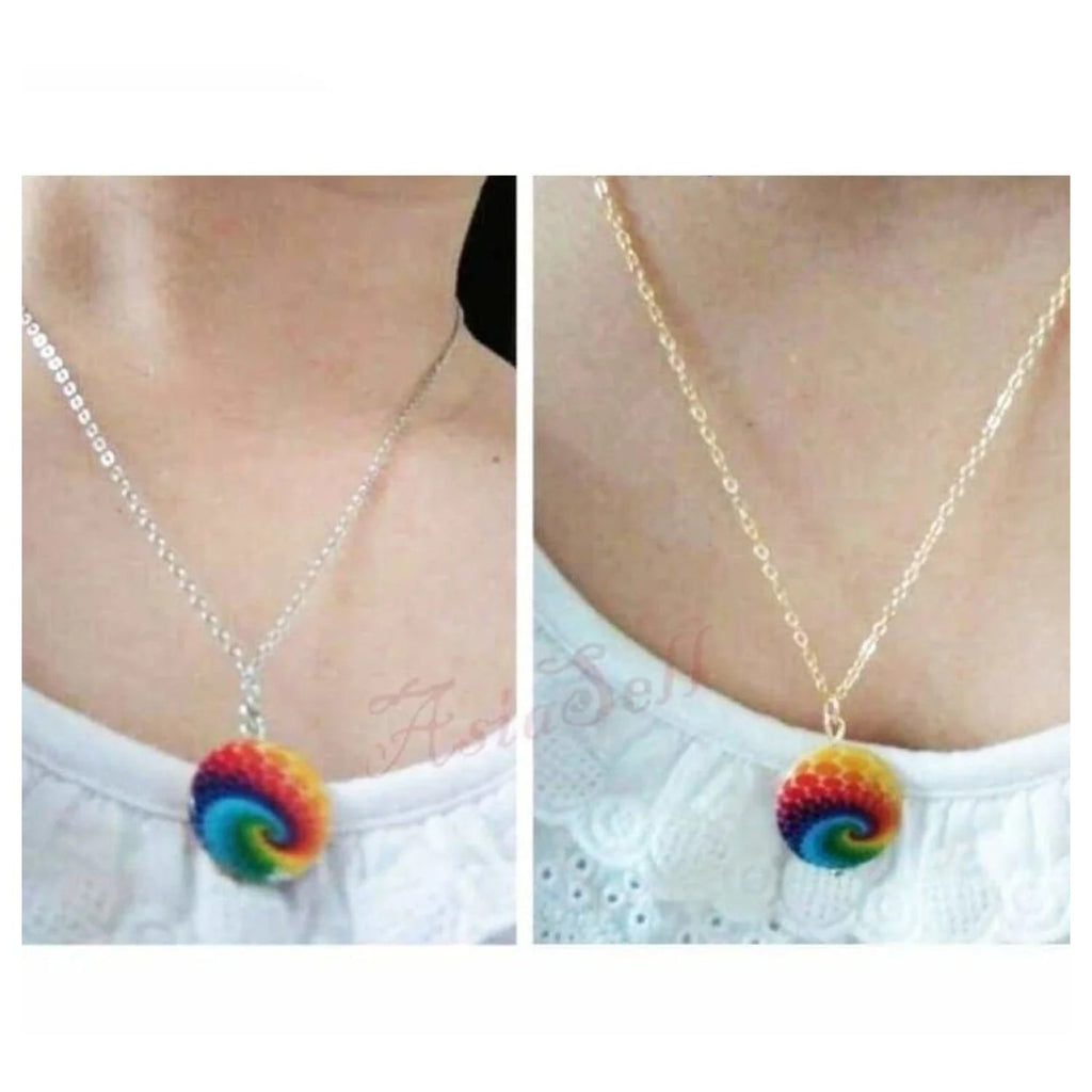 Rainbow Bohemia Choker Necklace – Silver or Gold