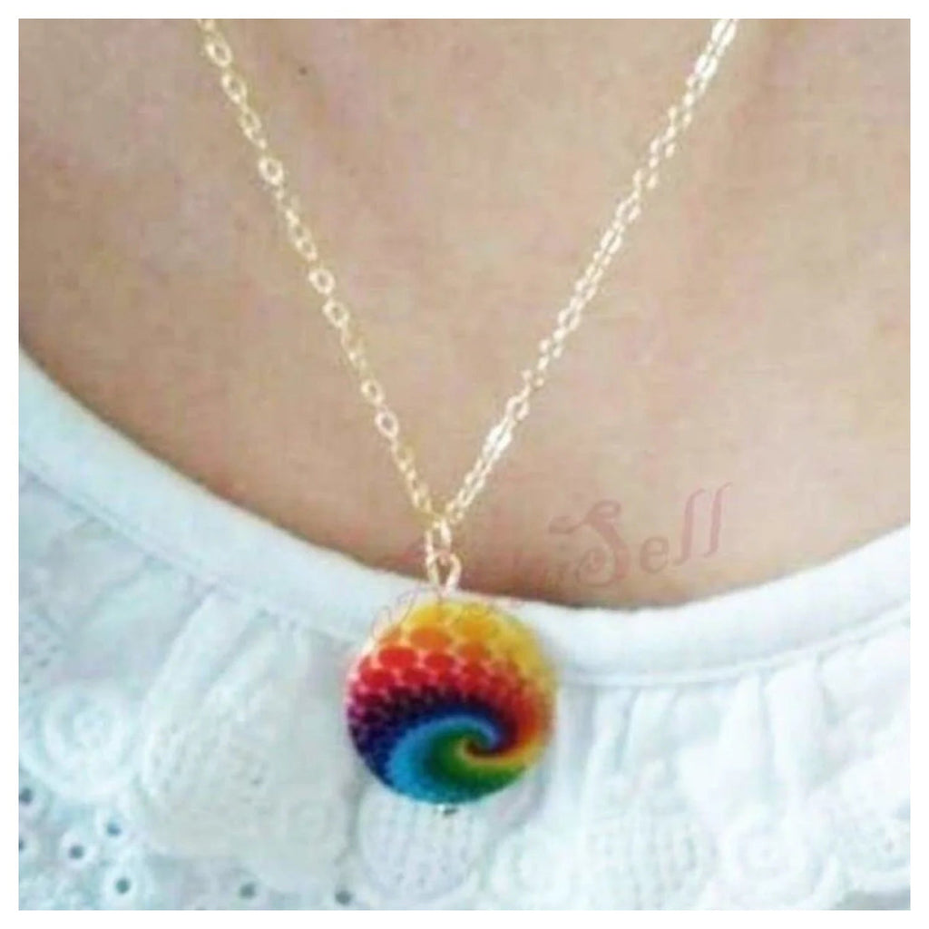 Rainbow Bohemia Choker Necklace – Silver or Gold – Silver