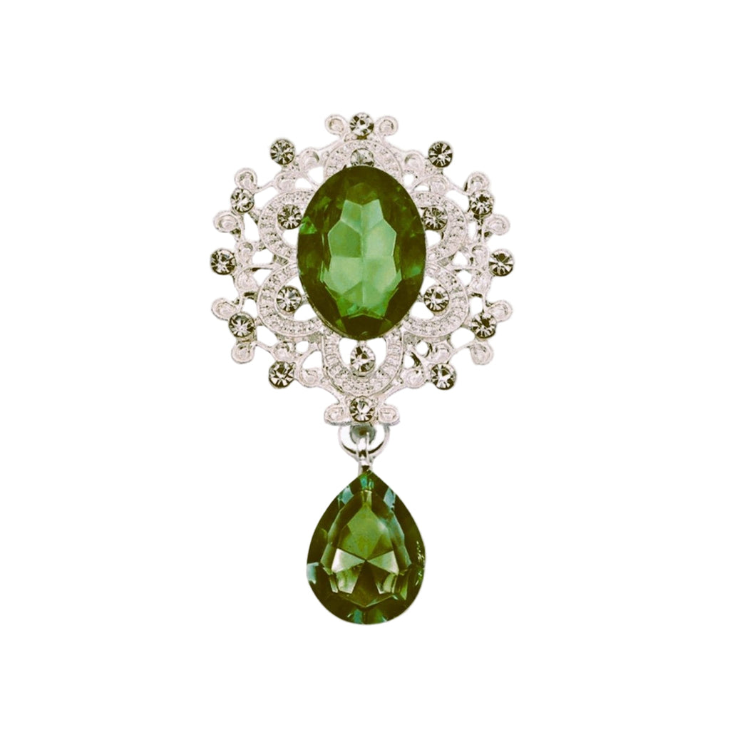 Rhinestone Cabochon Flatback Button 45x24mm
