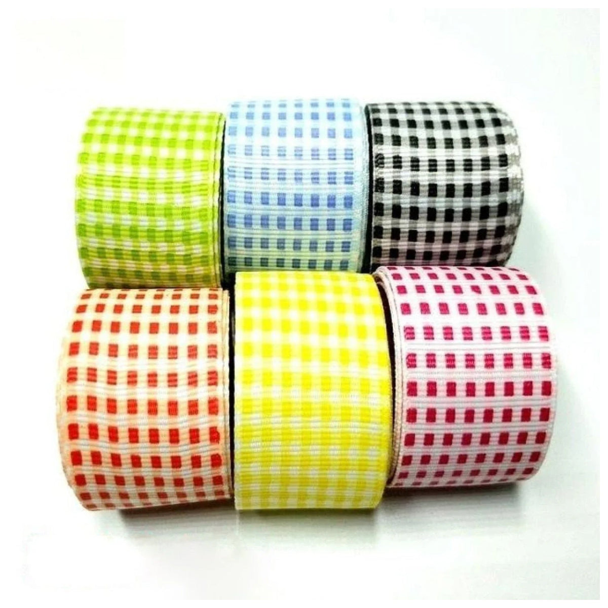 Colourful Mixed Printed Grosgrain Ribbon Set – 22.  6m 25mm