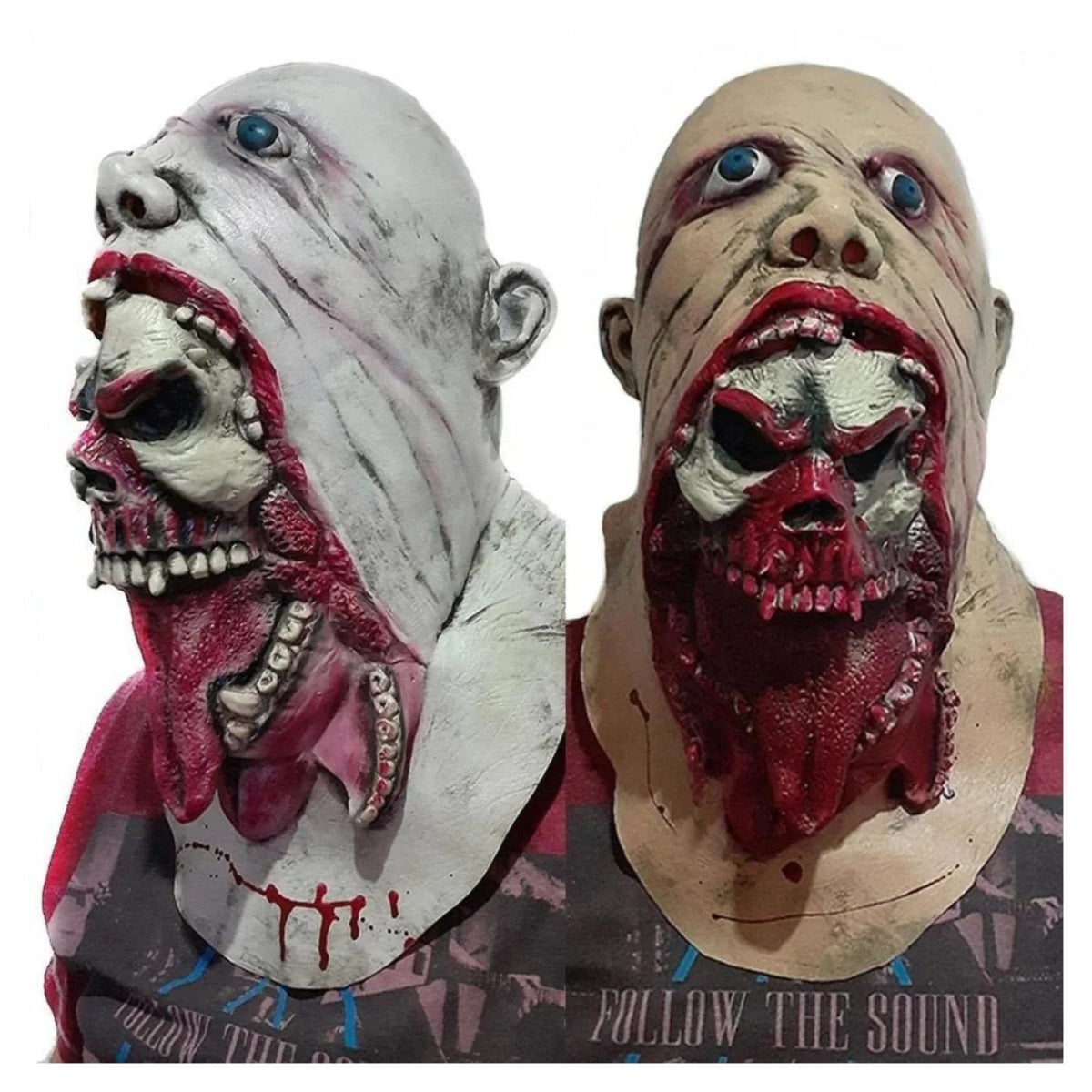 Adult Scary Latex Zombie Face Mask