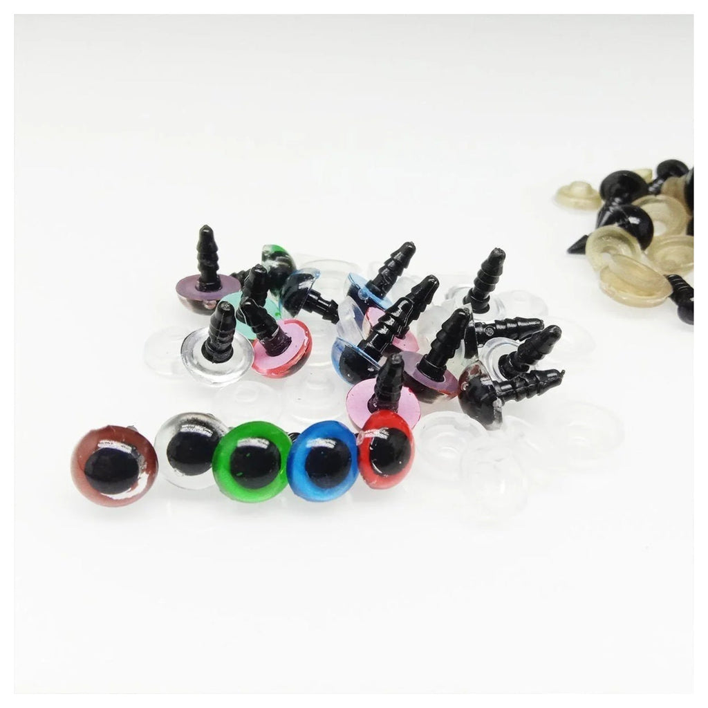 Plastic Toy Eyes and Noses Set with Washers