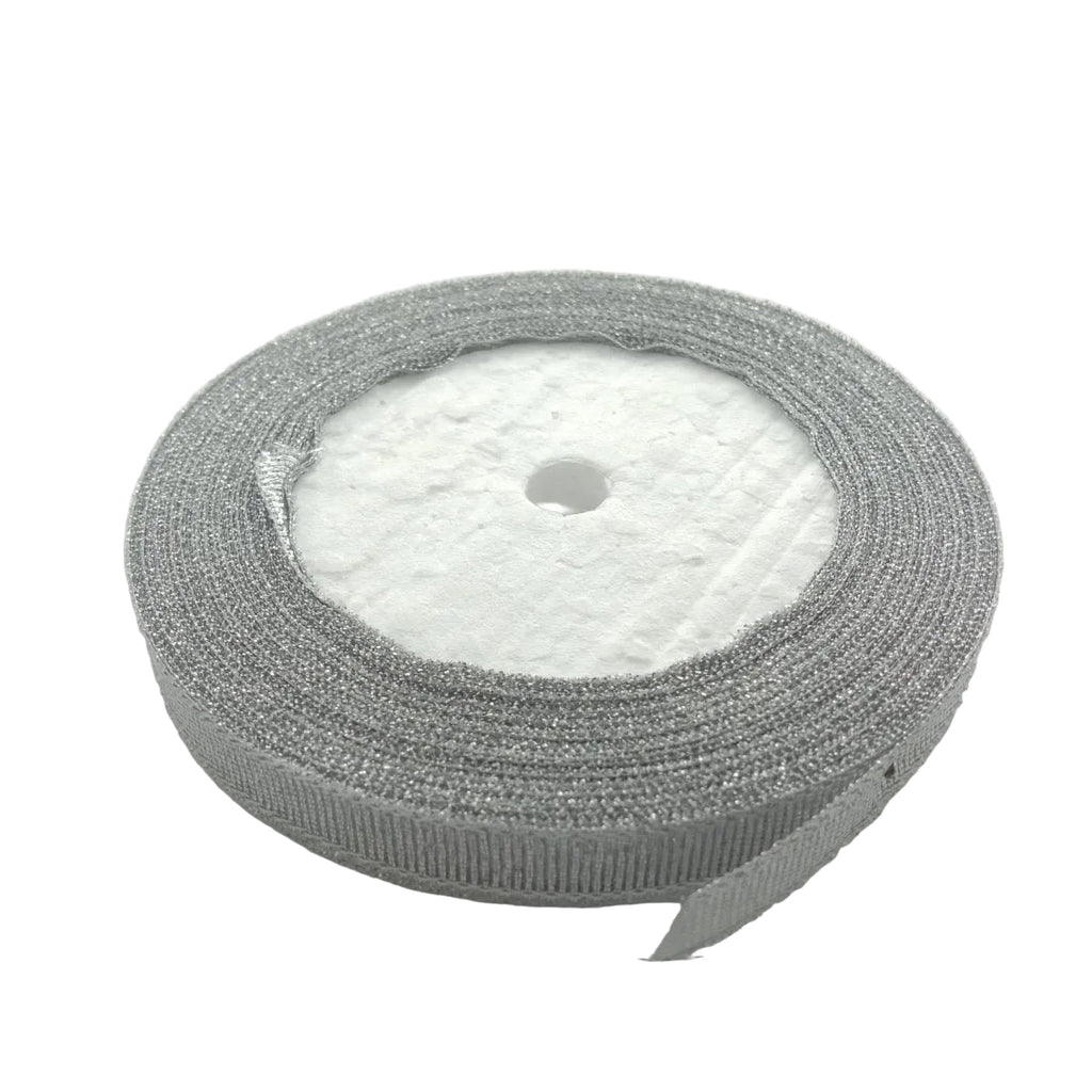 Silver 10mm Ribbon 22m