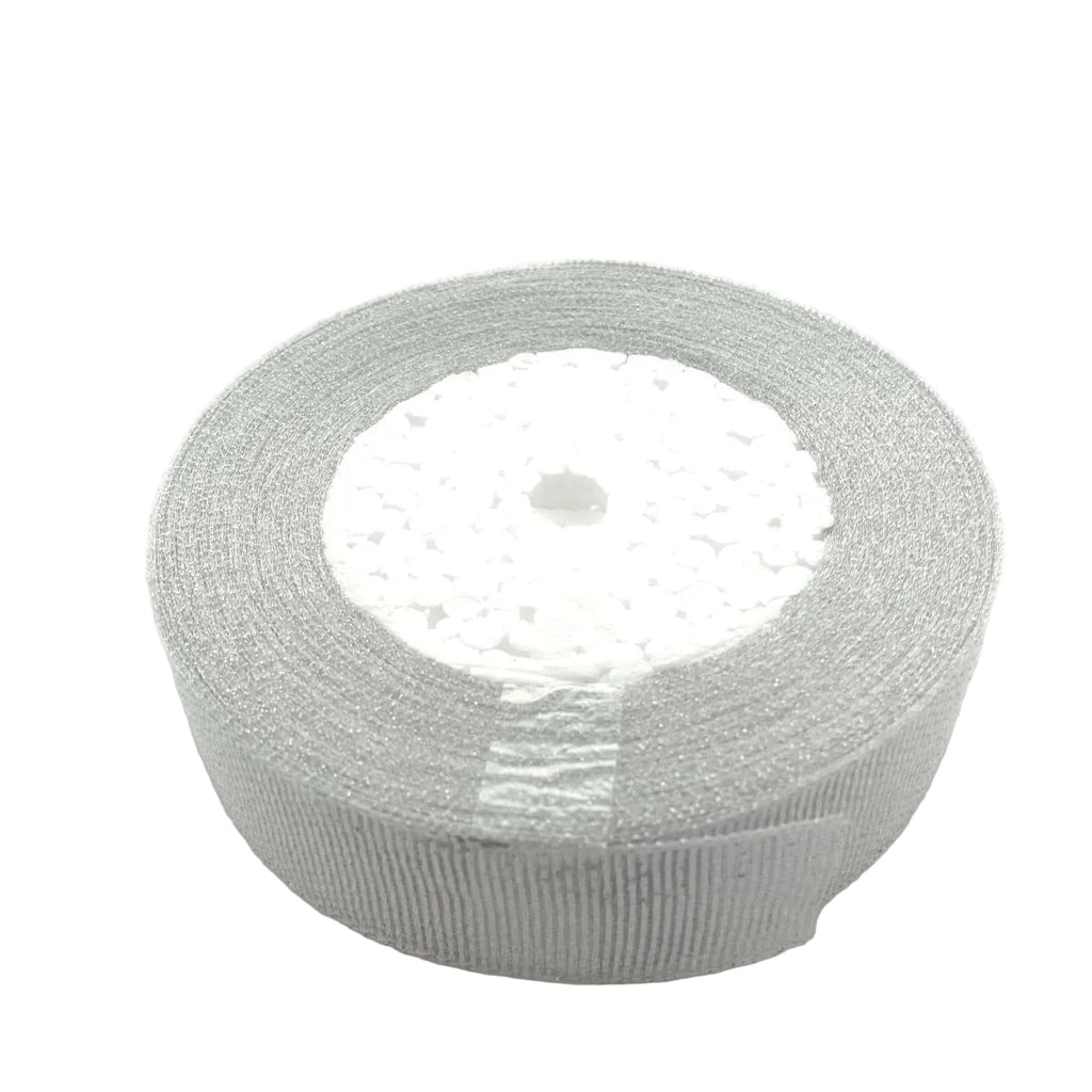 Silver 25mm Ribbon 22m