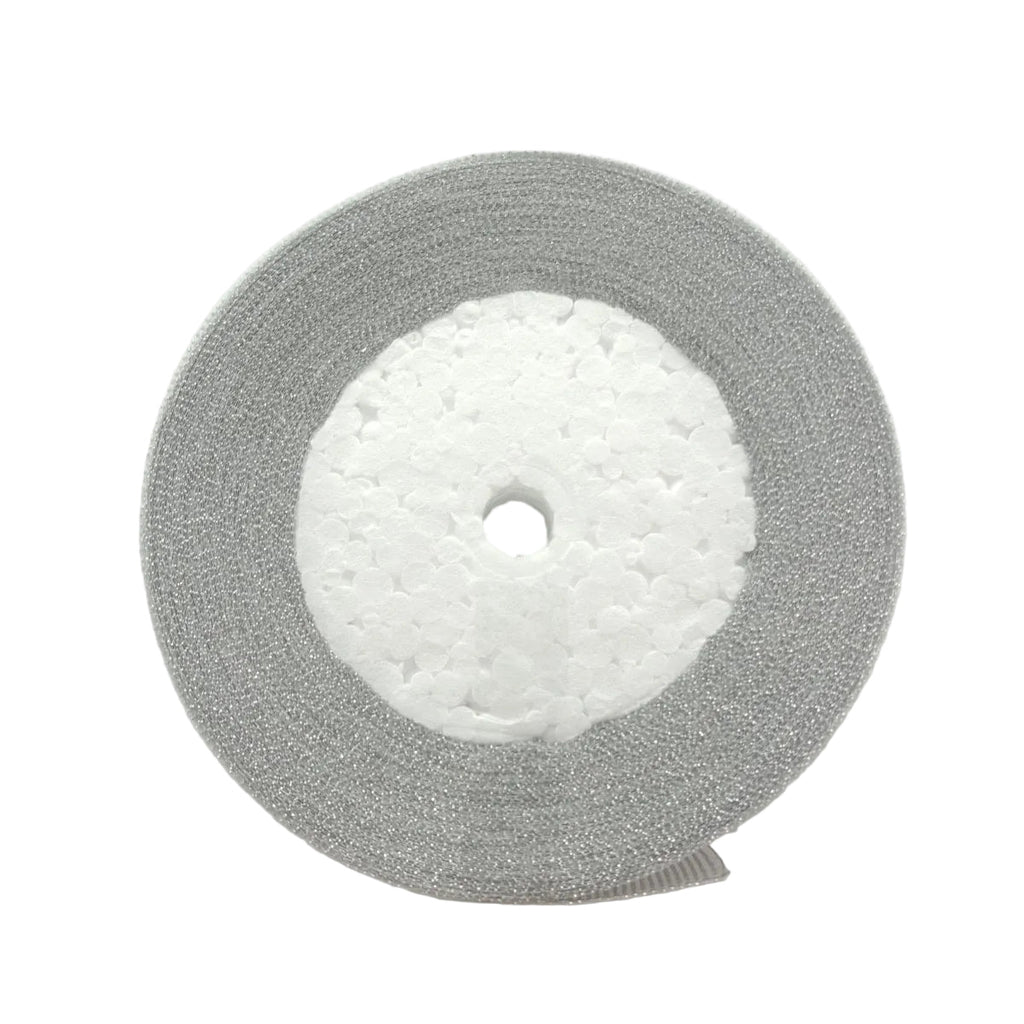 Silver 25mm Ribbon 22m