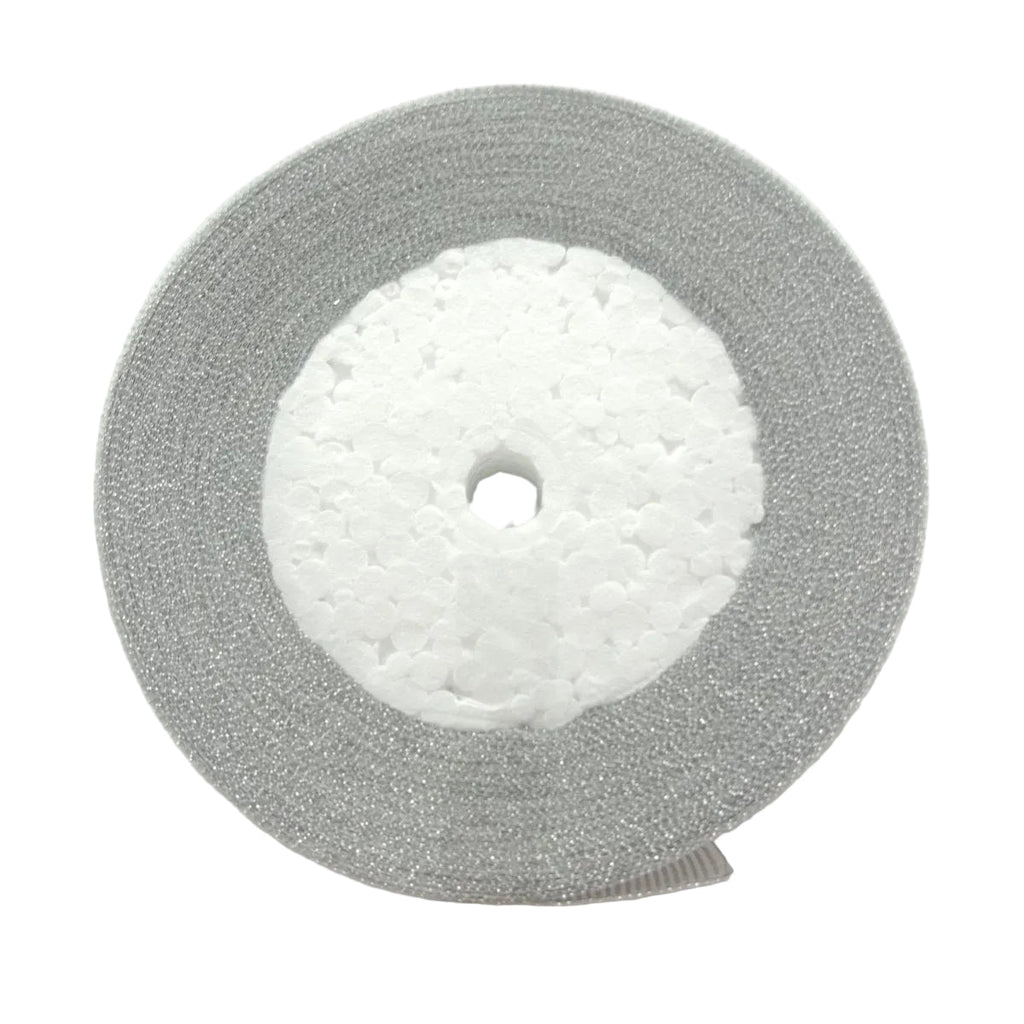 Silver 25mm Ribbon 22m