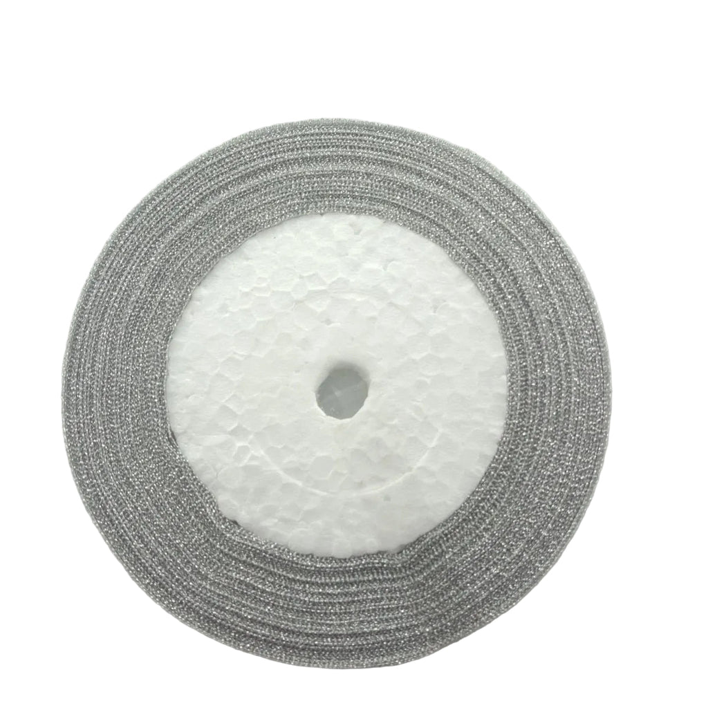 Silver 6mm Ribbon 22m