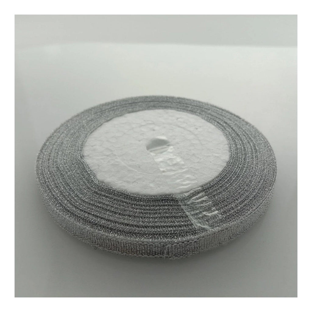 Silver 6mm Ribbon 22m