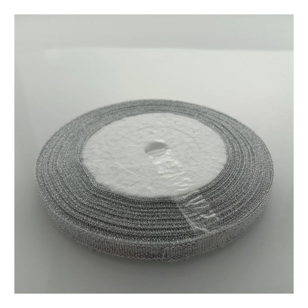 Silver 6mm Ribbon 22m