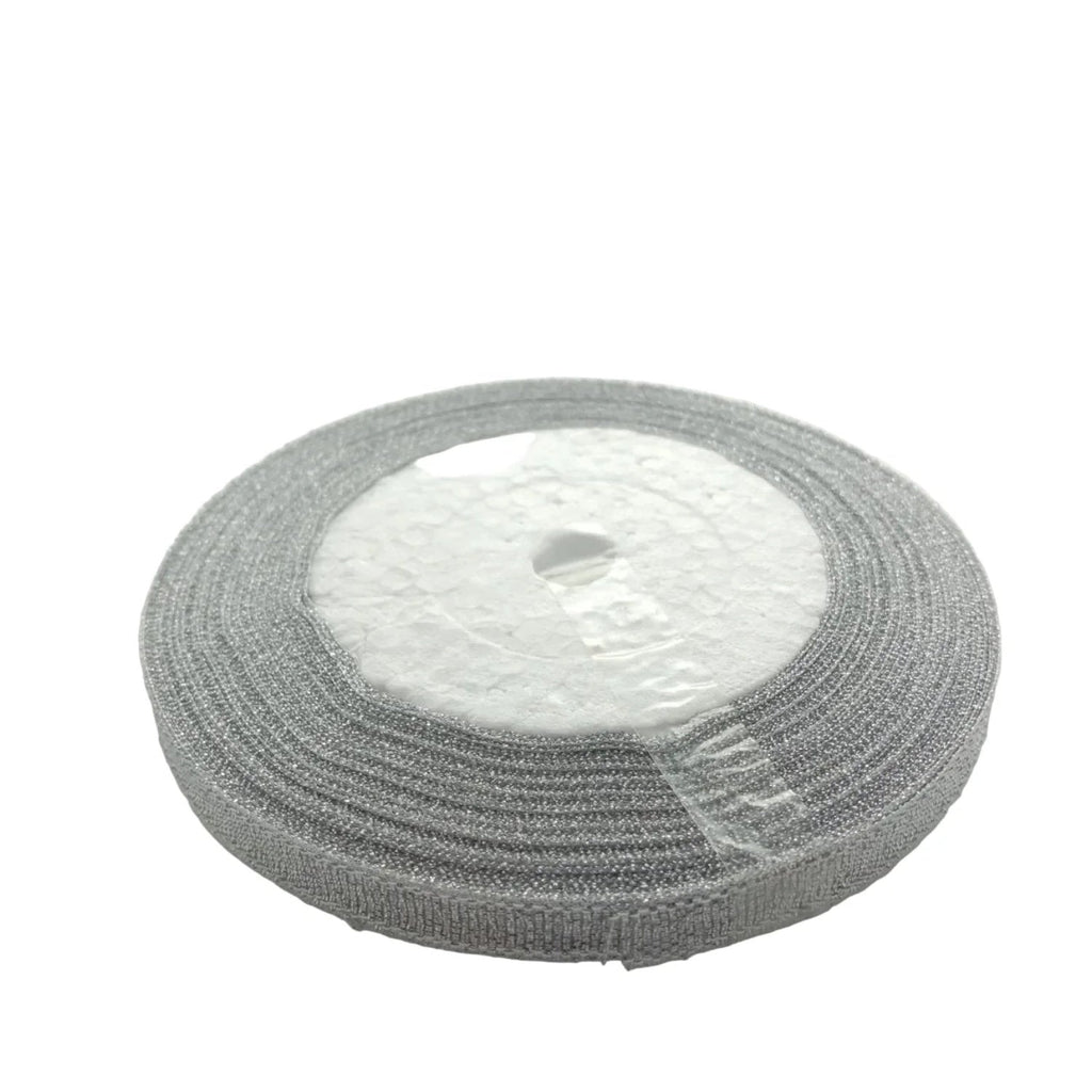 Silver 6mm Ribbon 22m