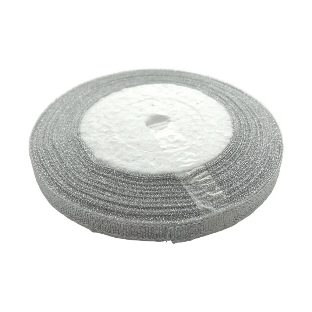 Silver 6mm Ribbon 22m