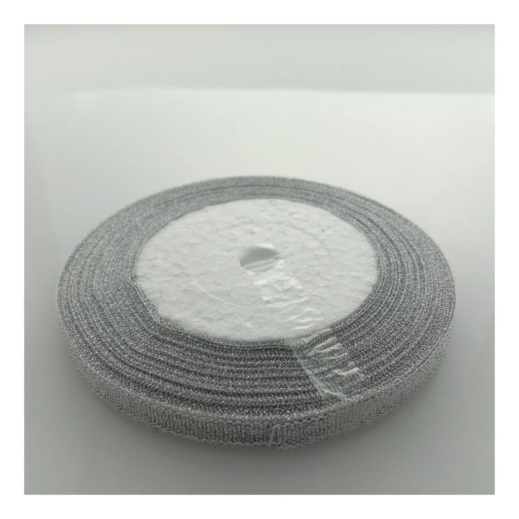 Silver 6mm Ribbon 22m