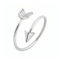 Silver Arrow Adjustable Women's Ring Size 6.5