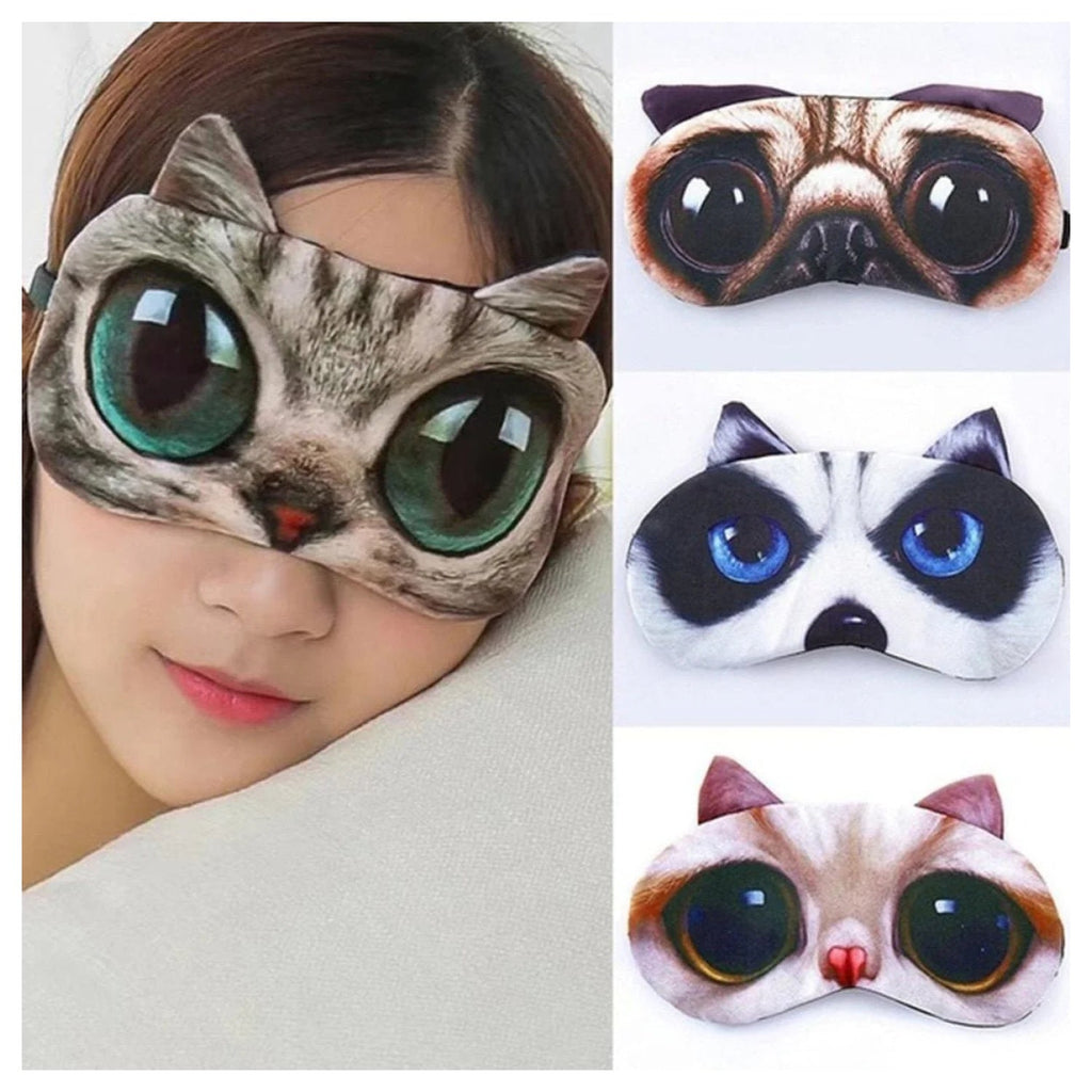 Cotton Sleep Mask 20×9cm Soft Travel Eye Shade