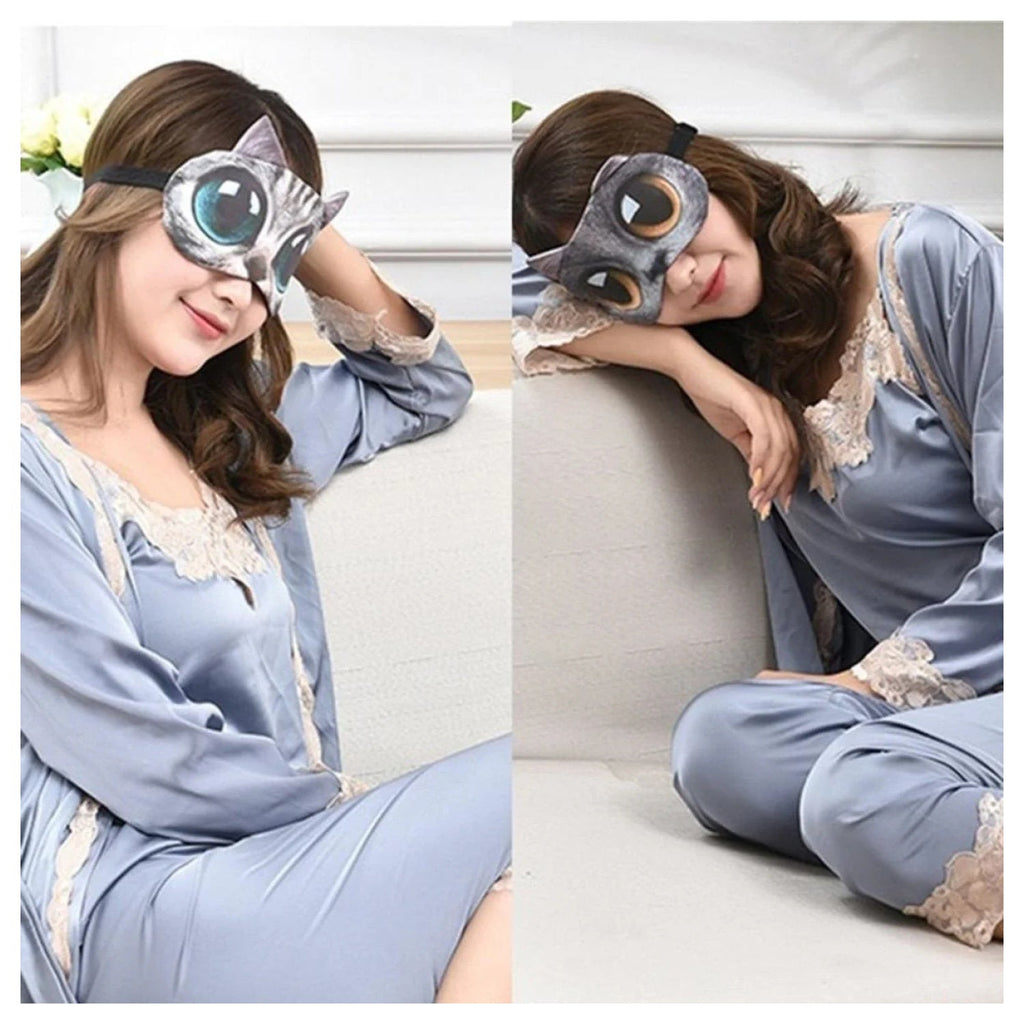 Cotton Sleep Mask 20×9cm Soft Travel Eye Shade