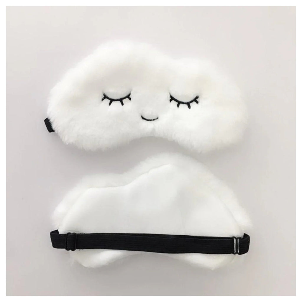 Plush Cartoon Cloud Sleep Mask – Soft Eye Mask