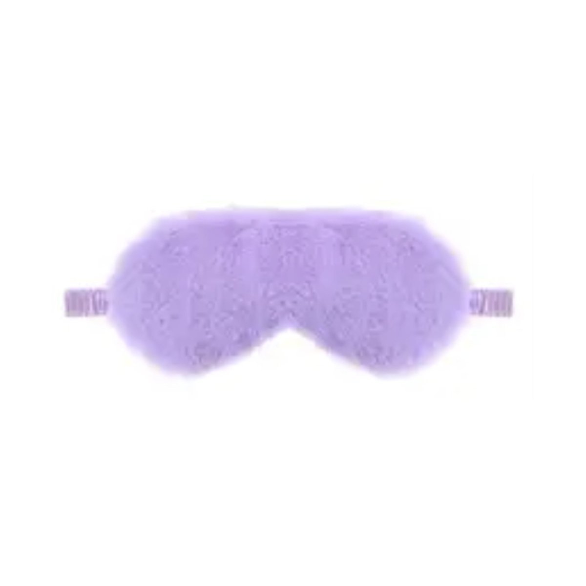 Soft Plush Cloud Eyelashes Sleeping Mask – Purple