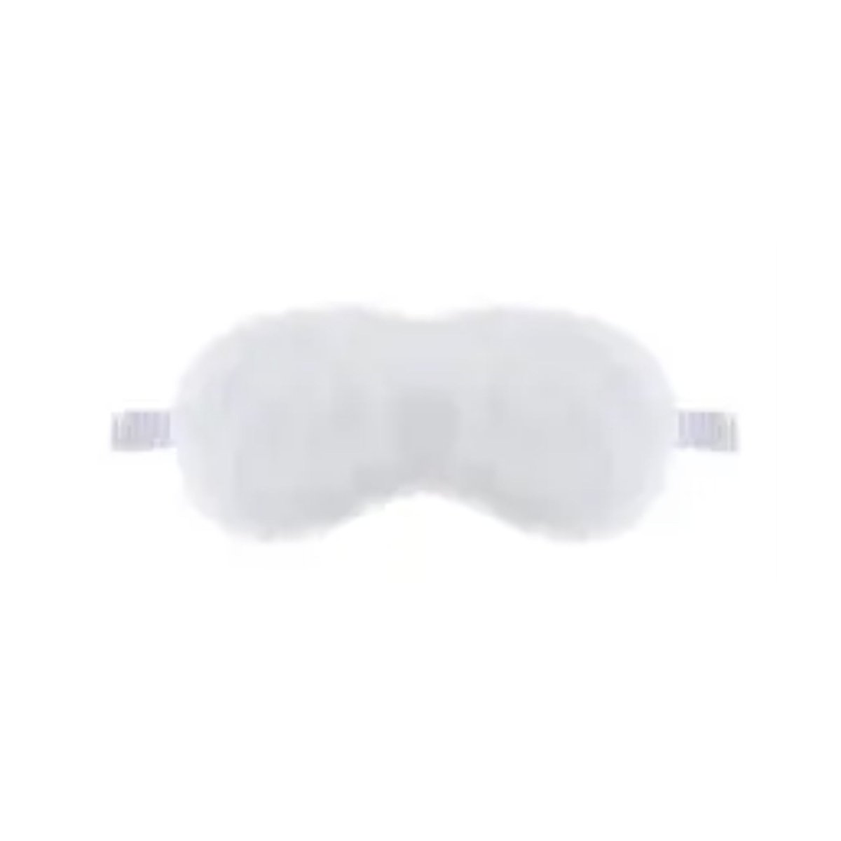 Soft Plush Cloud Eyelashes Sleeping Mask – White