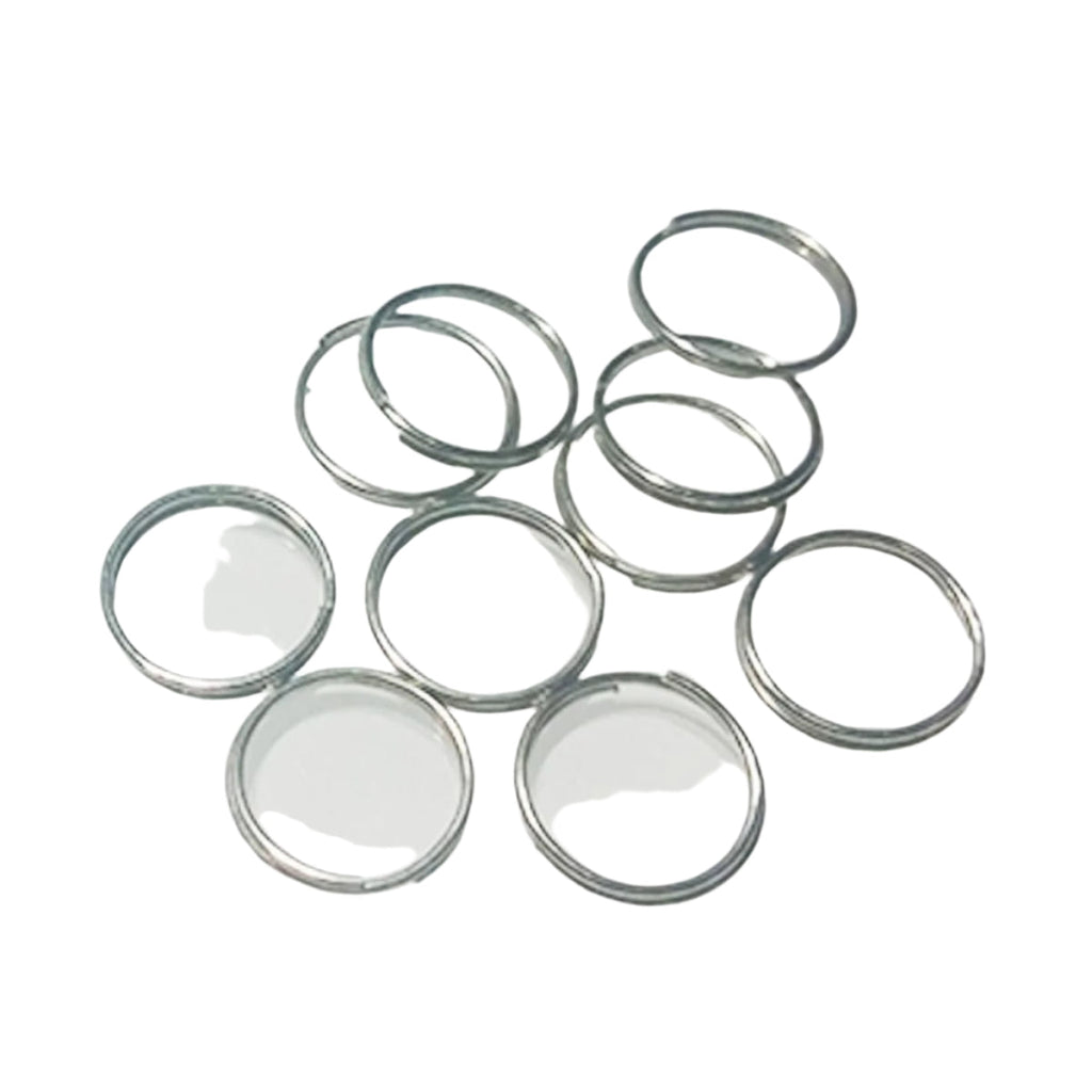 Split Key Rings 4mm-12mm Bronze, Gold & Light Silver – 10pcs