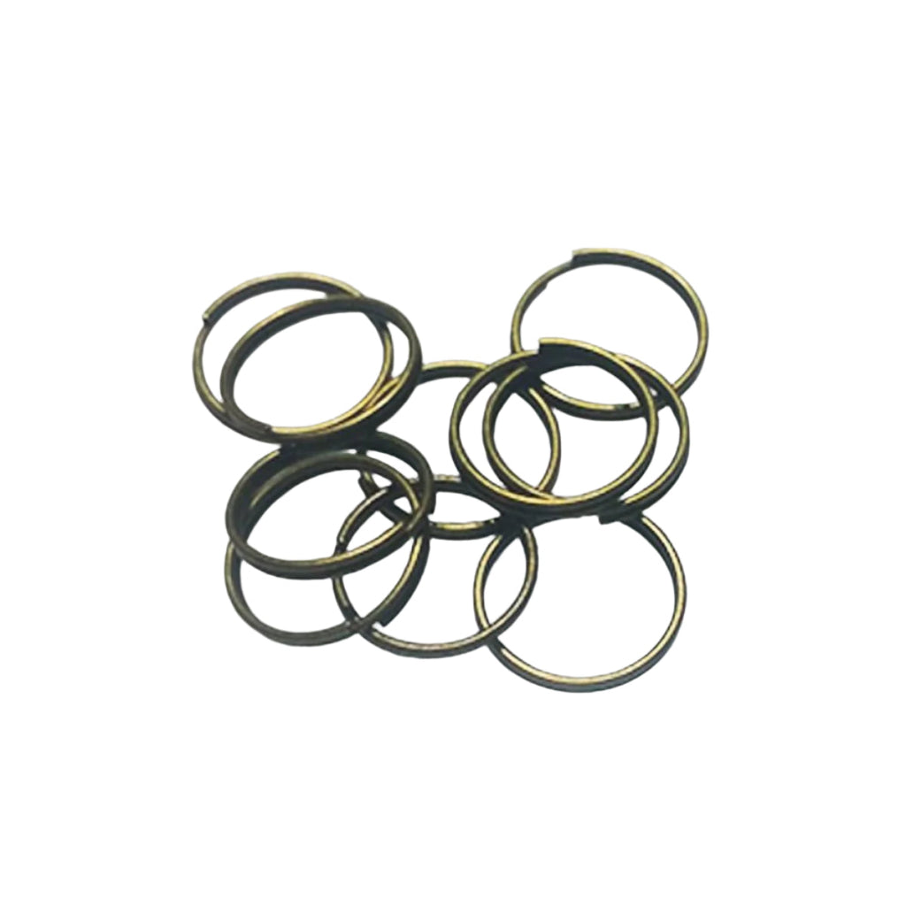 Split Key Rings Double Loop 4mm-12mm – 10pcs – Bronze / 4mm, Bronze / 5mm, Bronze / 6mm, Bronze / 7mm, Bronze / 8mm, Bronze / 10mm, Bronze / 12mm
