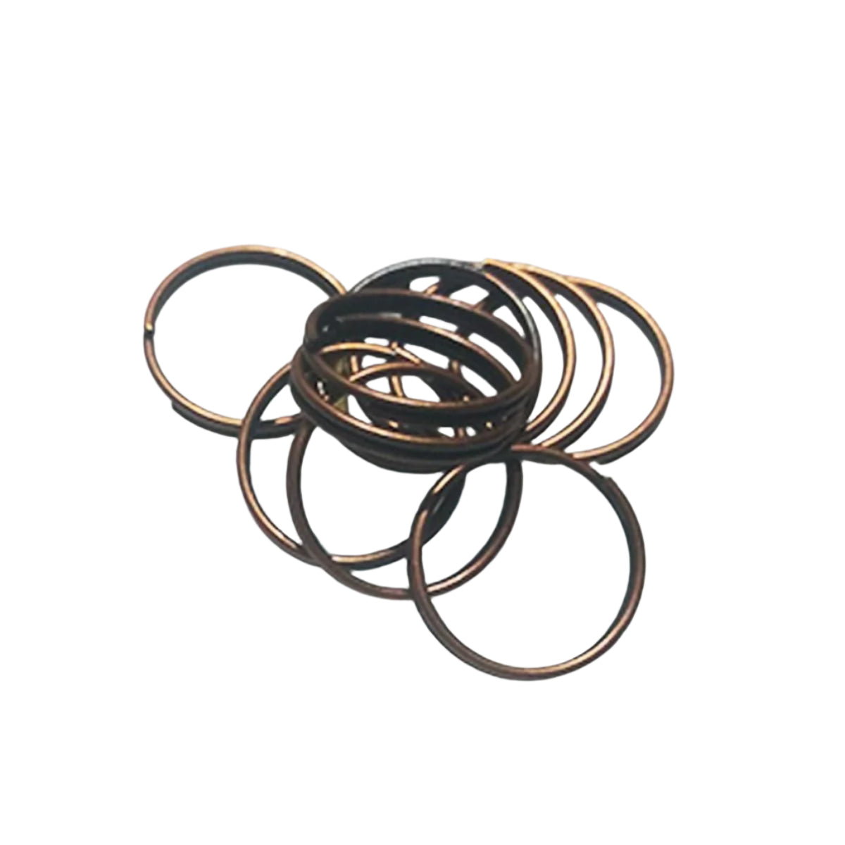 Split Key Rings 4mm-12mm Bronze, Gold & Light Silver – 10pcs – 12mm Copper, 10mm Copper, 8mm Copper, 7mm Copper, 6mm Copper, 5mm Copper, 4mm Copper