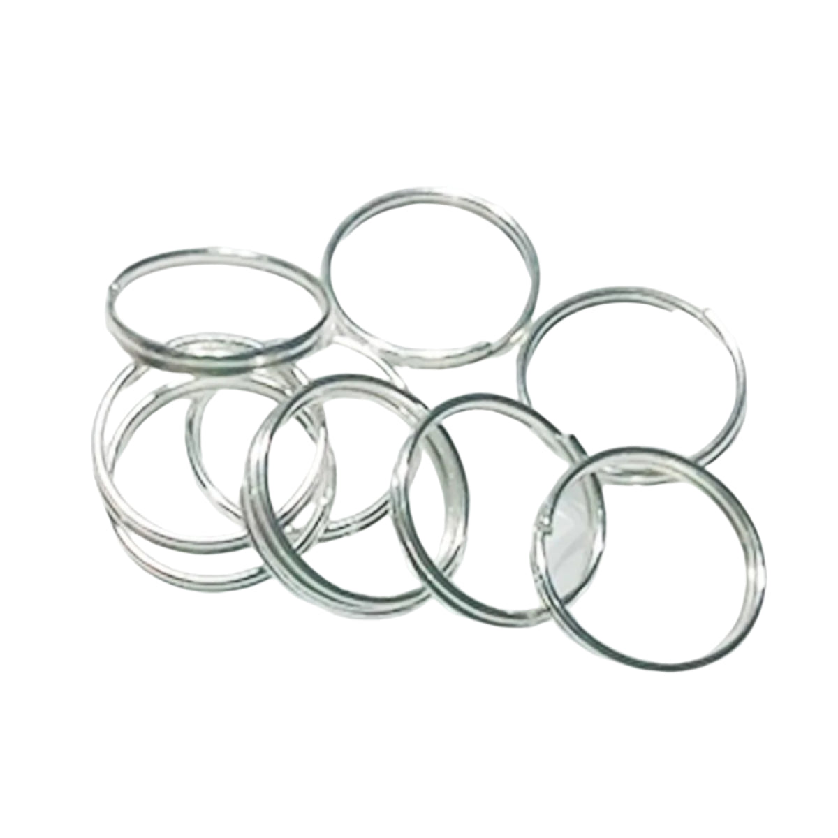 10/200pcs Split Key Rings Double Loop 4mm-12mm 6 Colours – Light Silver / 4mm / 10, Light Silver / 4mm / 200, Light Silver / 5mm / 10, Light Silver / 5mm / 200, Light Silver / 6mm / 10, Light Silver / 6mm / 200, Light Silver / 7mm / 10, Light Silver