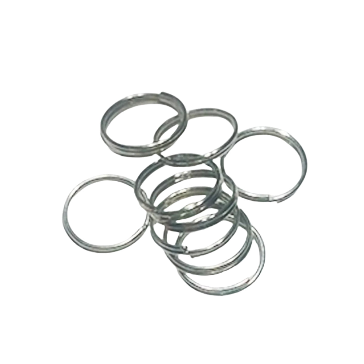 Split Key Rings Double Loop 4mm-12mm – 10pcs – Silver / 4mm, Silver / 5mm, Silver / 6mm, Silver / 7mm, Silver / 8mm, Silver / 10mm, Silver / 12mm
