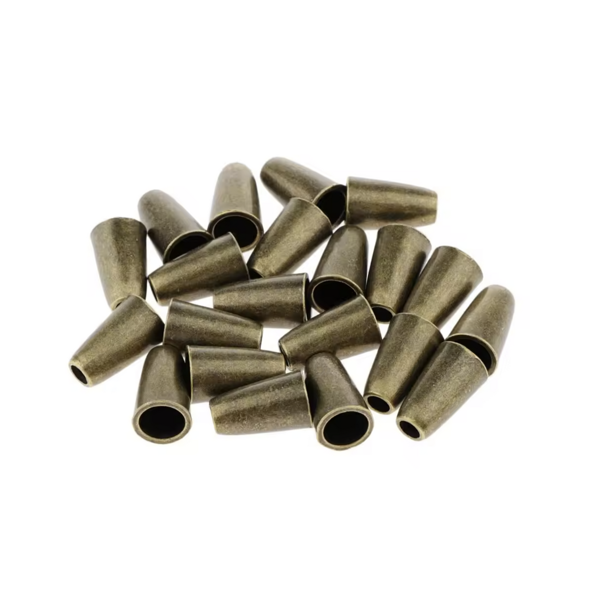 Metal Cord Lock Toggle Clip 8×13 mm with 2.8 mm Hole – Bronze / 2, Bronze / 10