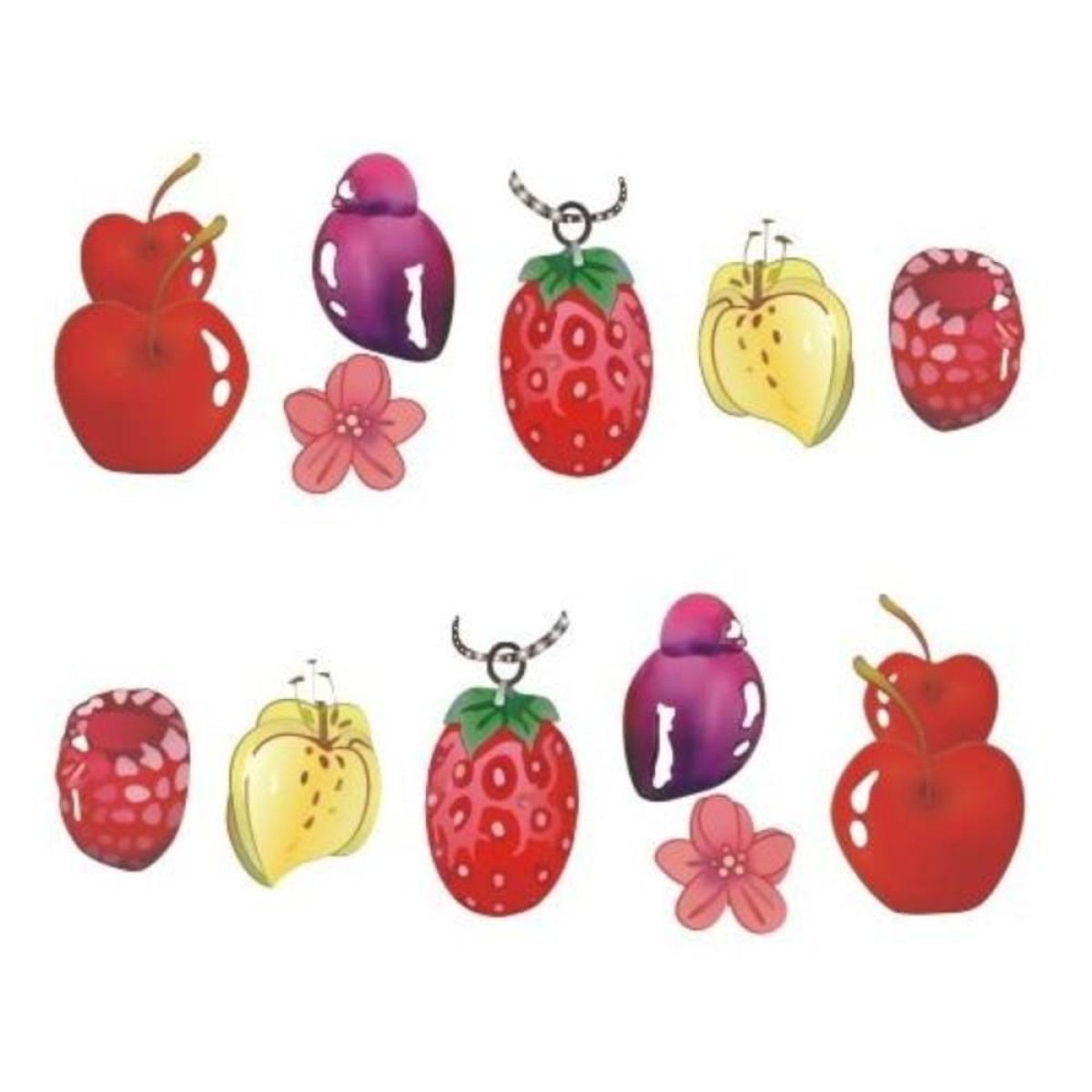Strawberry Summer Nail Art Stickers Sheet – STZ-480