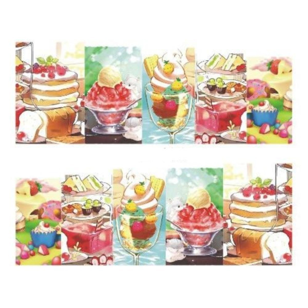 Strawberry Summer Nail Art Stickers Sheet – STZ-486