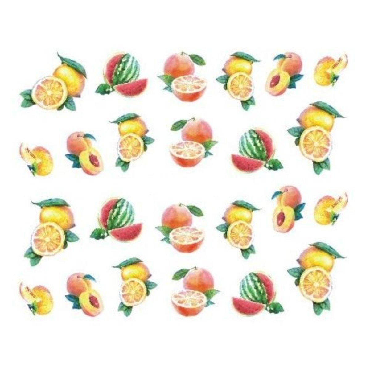 Strawberry Summer Nail Art Stickers Sheet – STZ-488