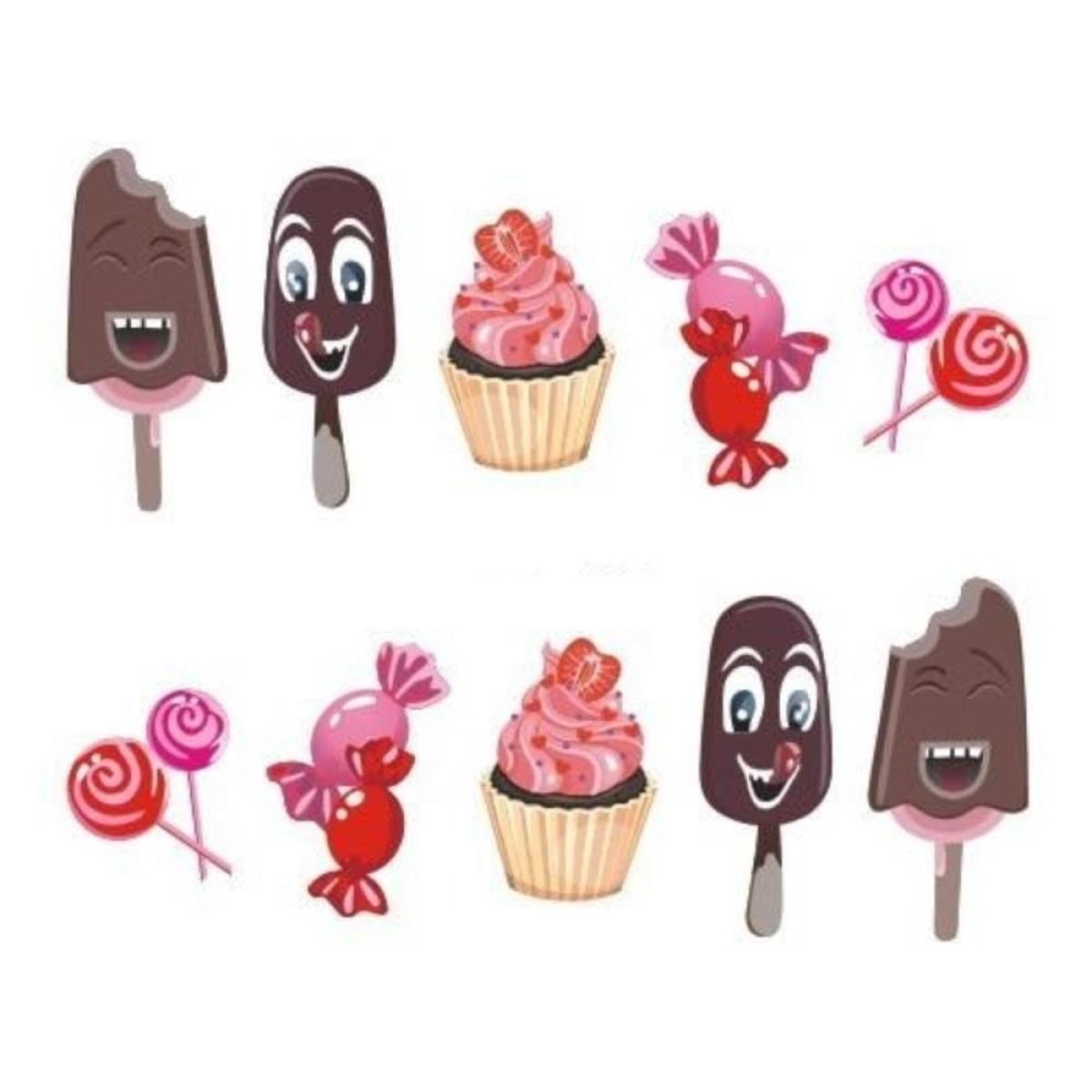 Strawberry Summer Nail Stickers Sheet