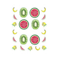 Strawberry Summer Cake & Fruit Nail Stickers – 1 Sheet
