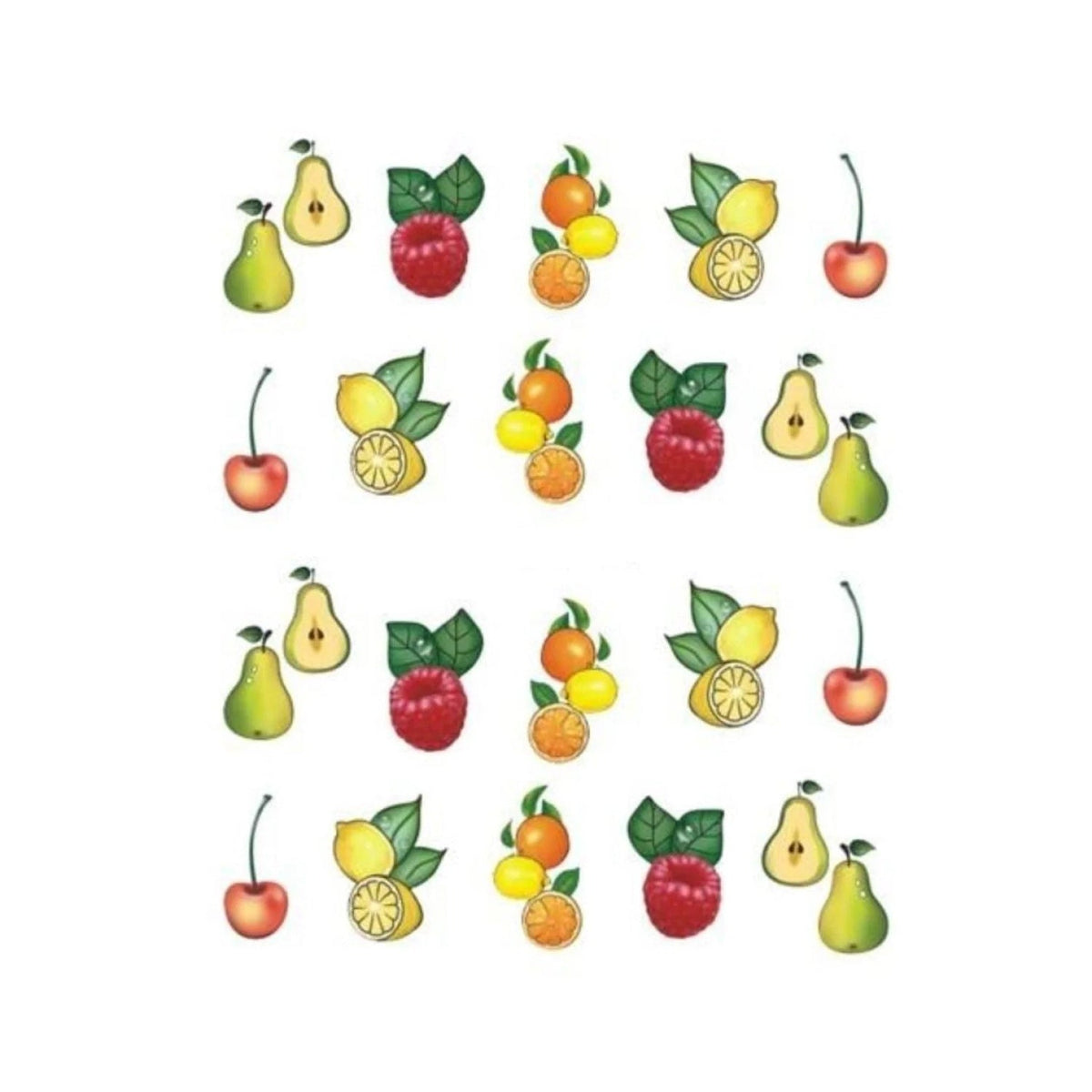 Strawberry Summer Nail Art Stickers 6.4x5.3cm