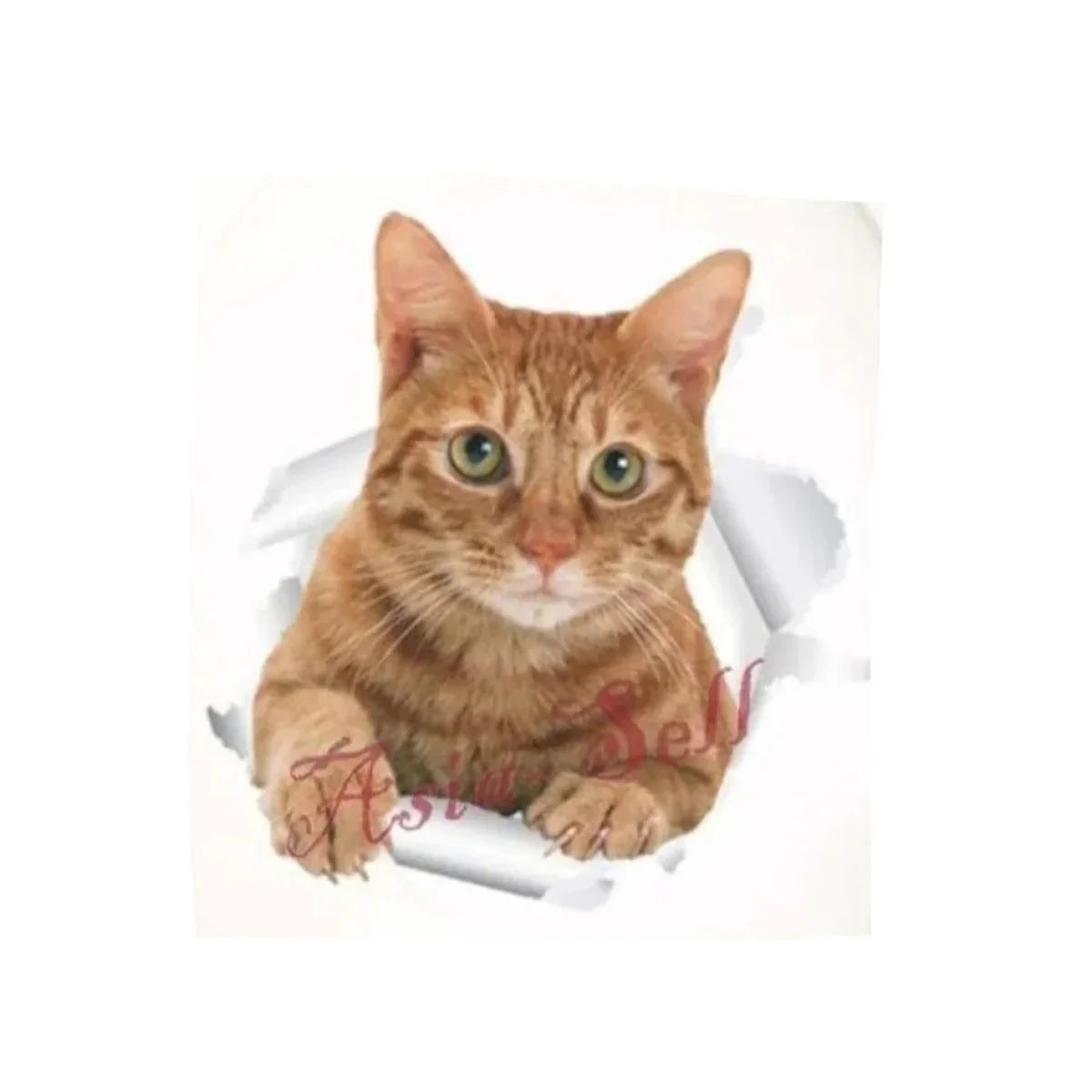 Toilet Seat Lid Sticker Cat Dog Kitten Bathroom Decals – Cat 5