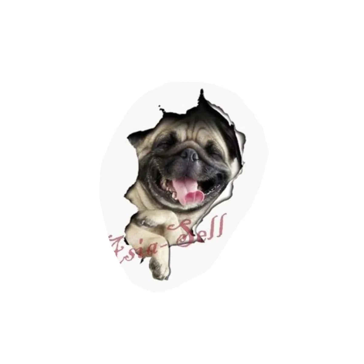 Toilet Seat Lid Sticker Cat Dog Kitten Bathroom Decals – Dog 2