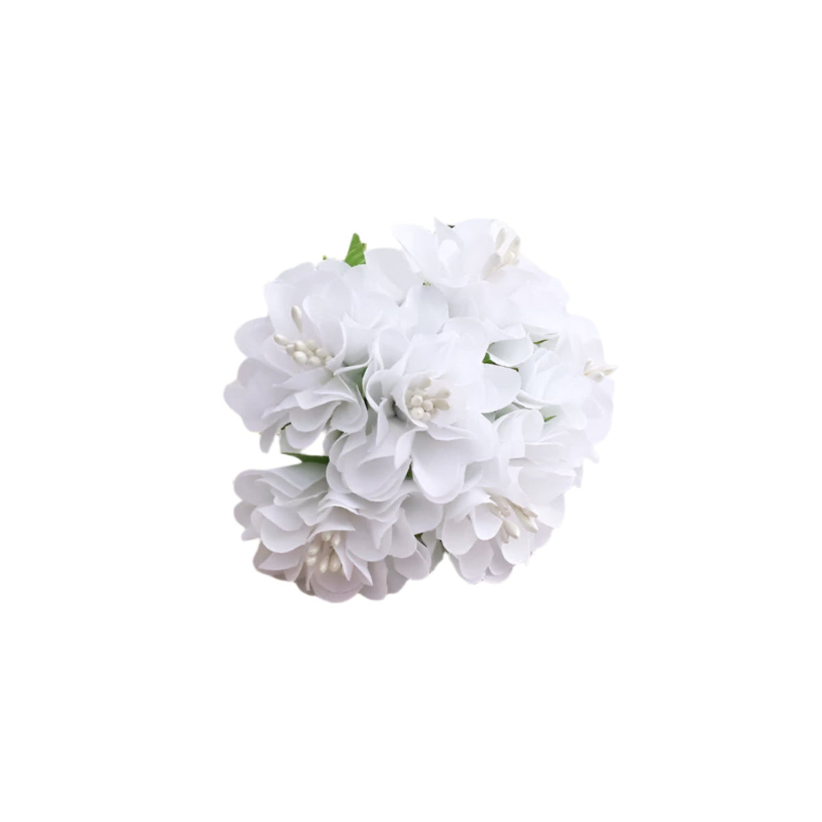 Artificial Flower Bouquet – 6pcs, 3 cm Heads, 11 cm Length