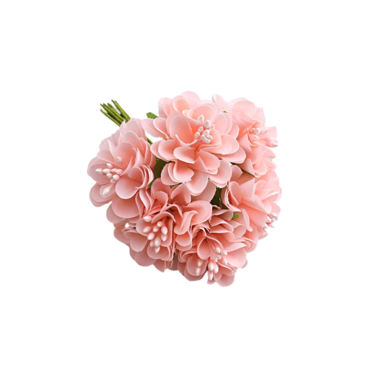 Artificial Flower Bouquet – 6pcs, 3 cm Heads, 11 cm Length