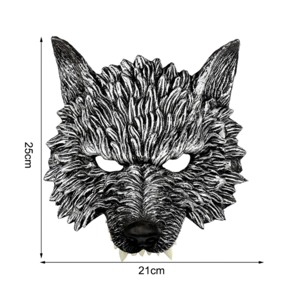 Wolf Head Face Mask – Flexible Costume Prop
